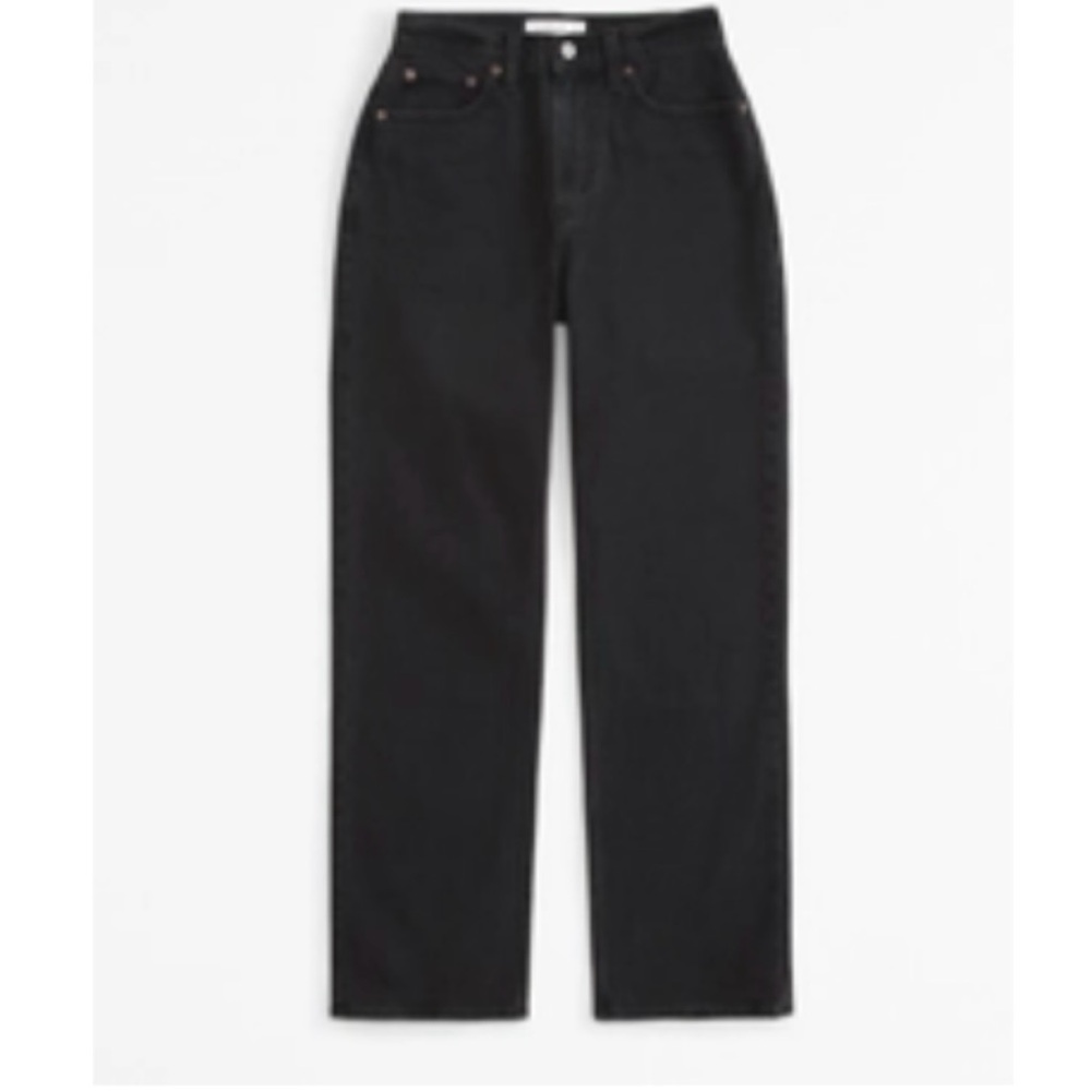 Abercrombie & Fitch Black High Rise Women Jeans
